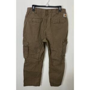 Men Carhartt Force Tappen Relaxed Fit cargo cotton utility canvas pants, 36x30